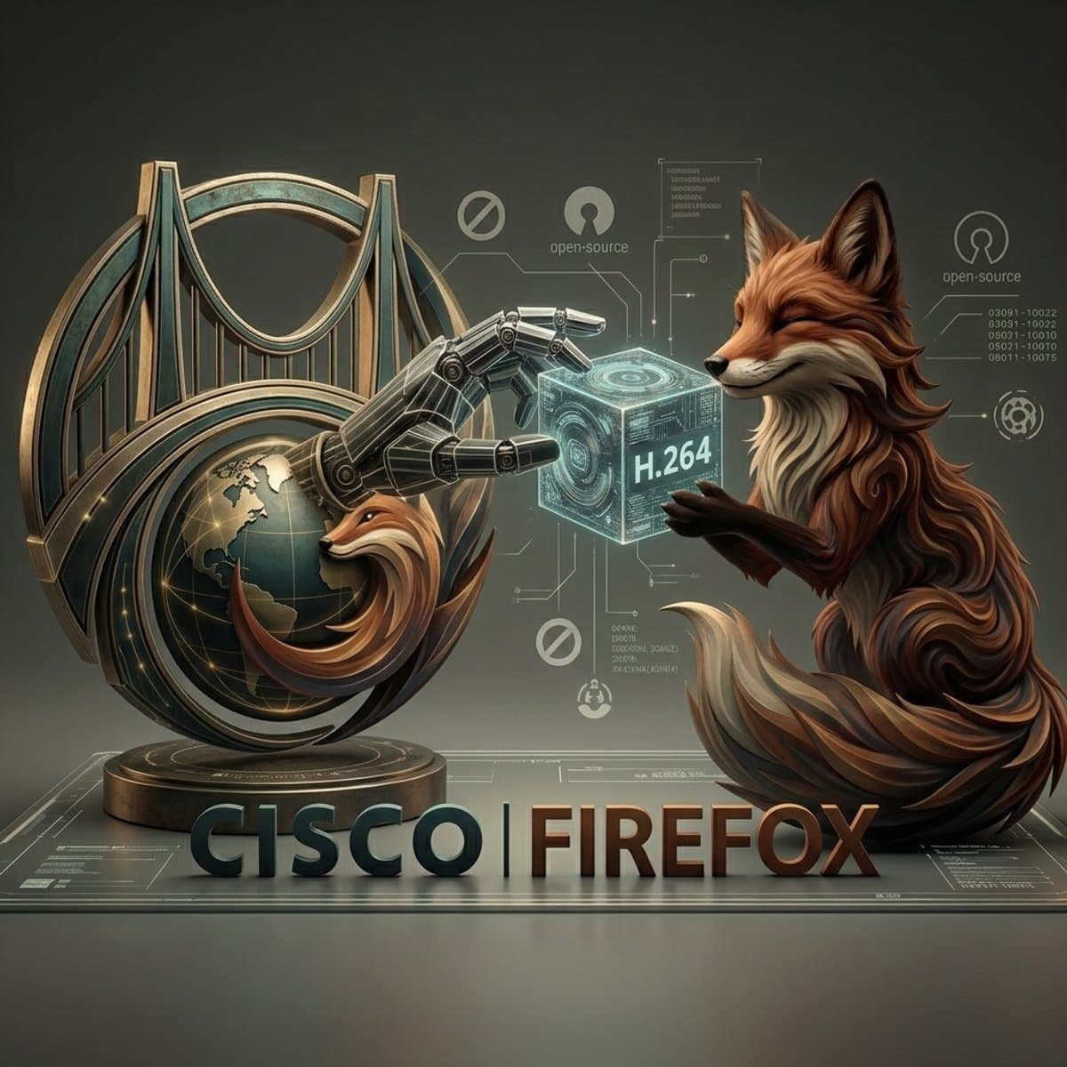 Cisco przekazuje kodek OpenH264 przeglądarce Firefox — współpraca na rzecz otwartego wideo w internecie