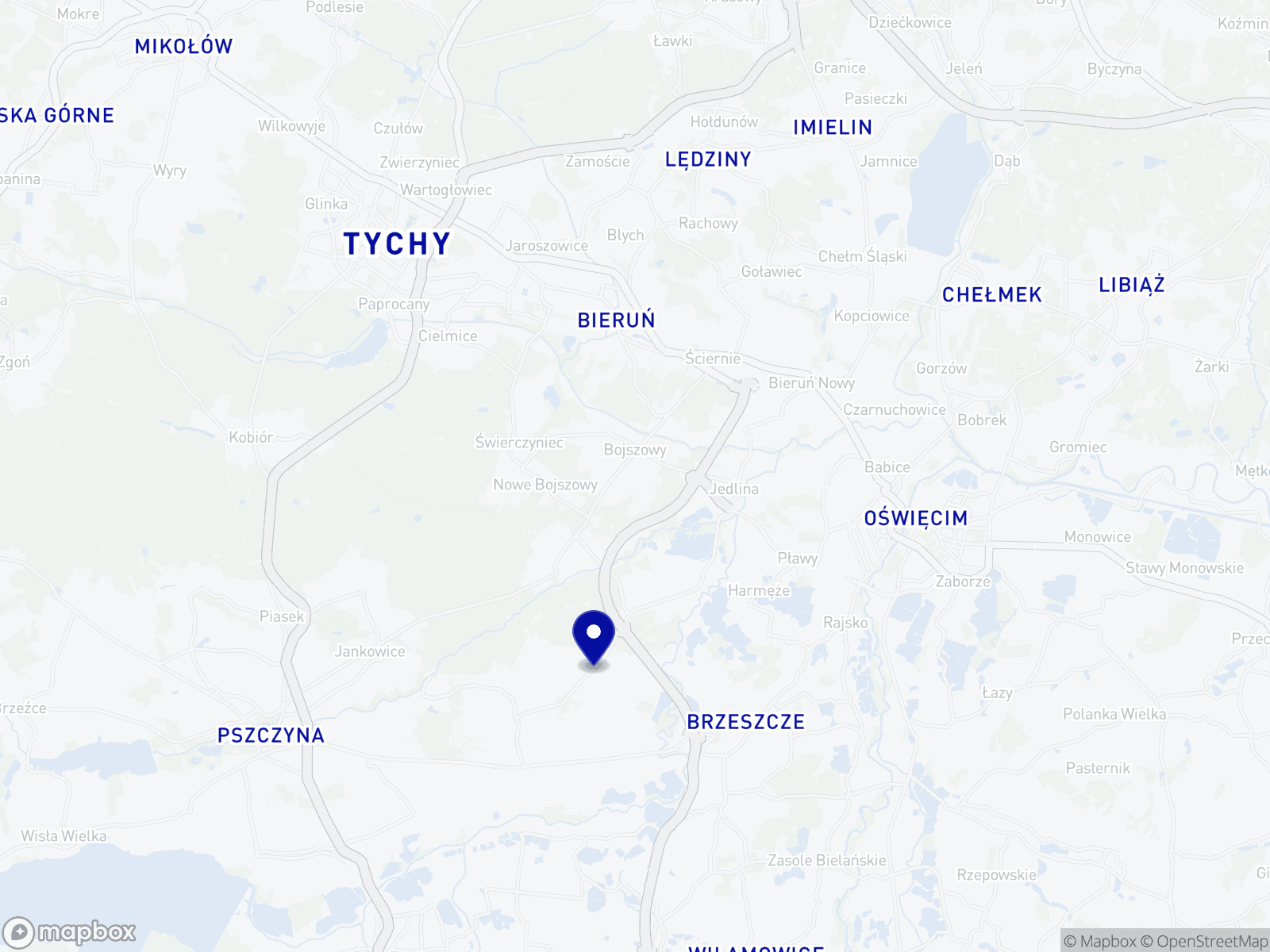 Lokalizacja montażysty - Gilowice (okolice Tychów, Bielsko-Białej, Oświęcimia)