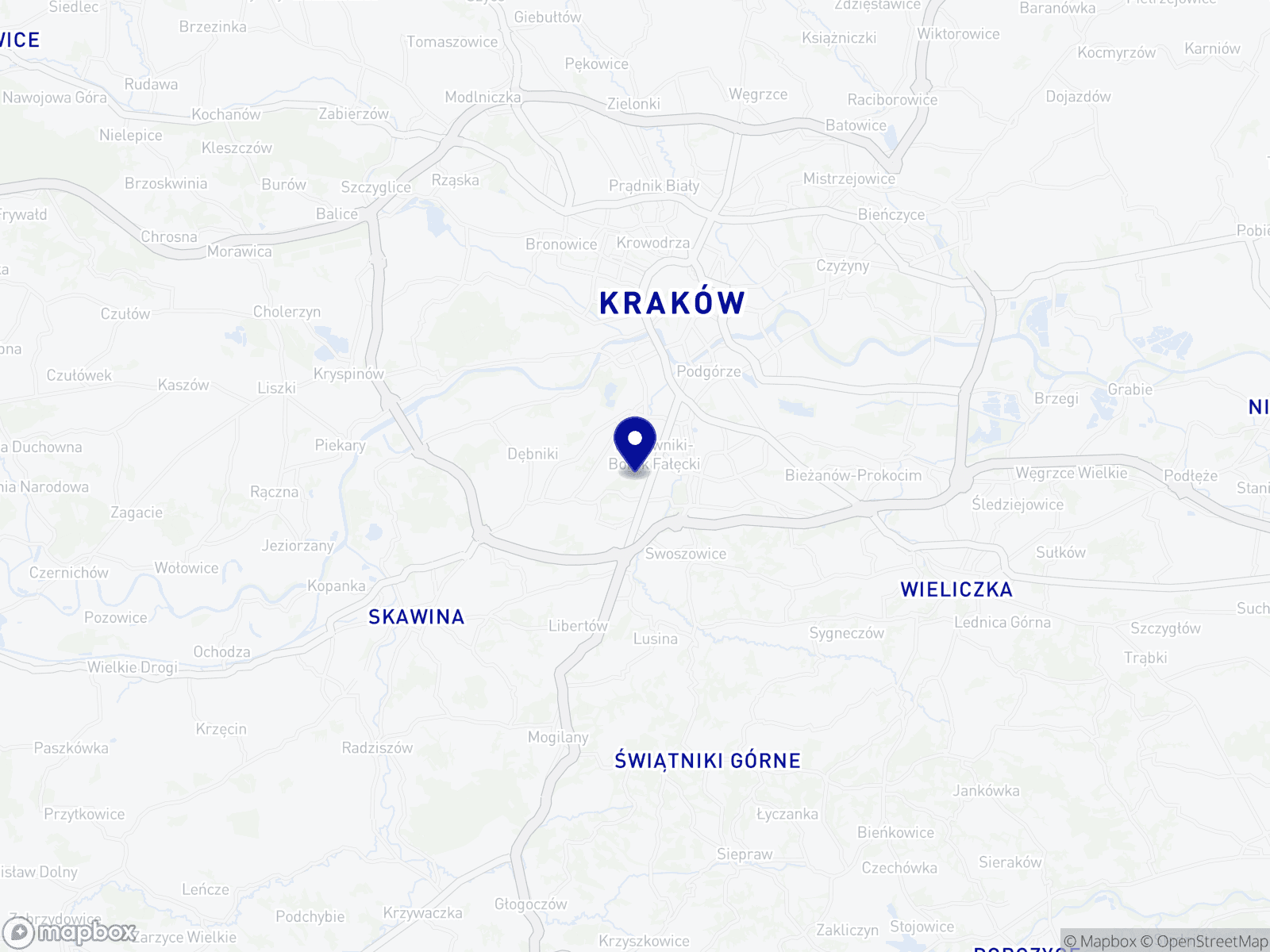 Lokalizacja Serwis Fox – ul. Zawiła 8a, Kraków