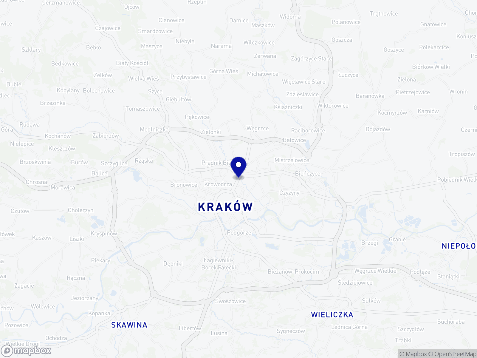 Mapa dojazdu do TELE-RADIOman, al. 29-go Listopada 59, Kraków