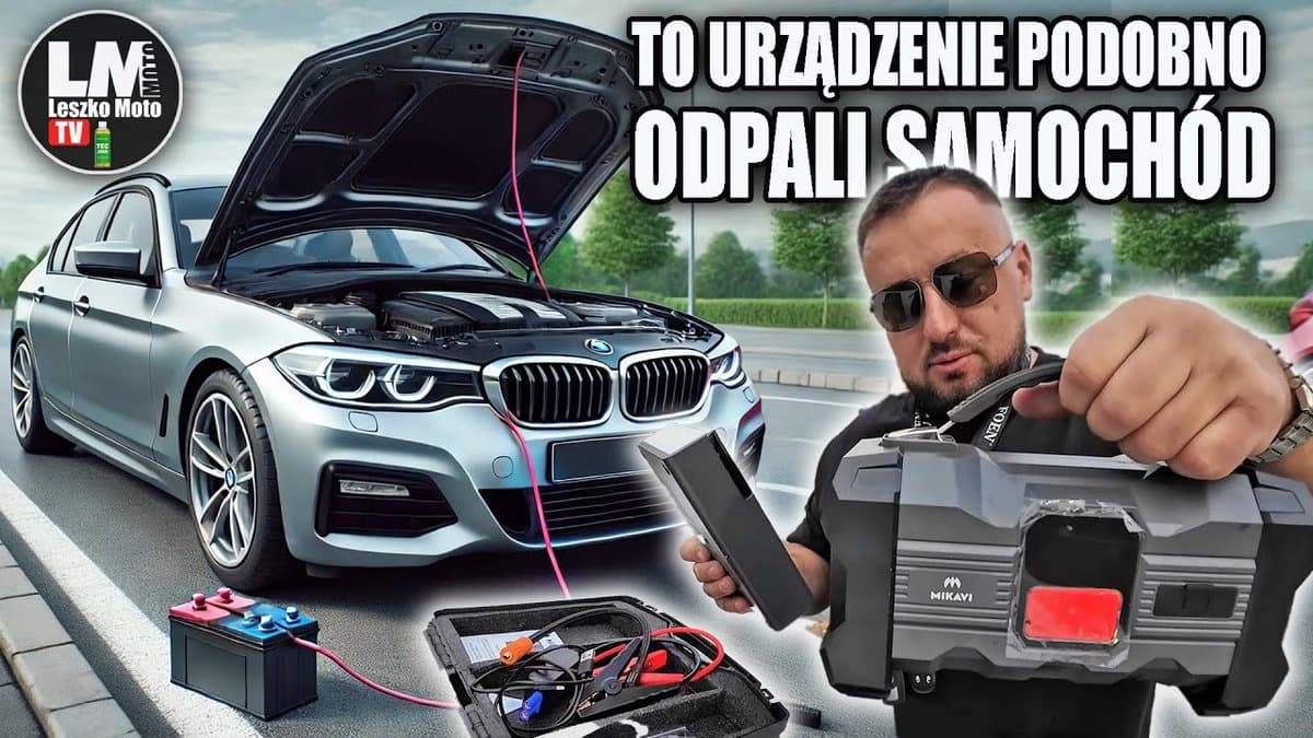Jak odpalić auto w zimie? Powerbank MIKAVI naprawdę to zrobi - Leszko Moto TV