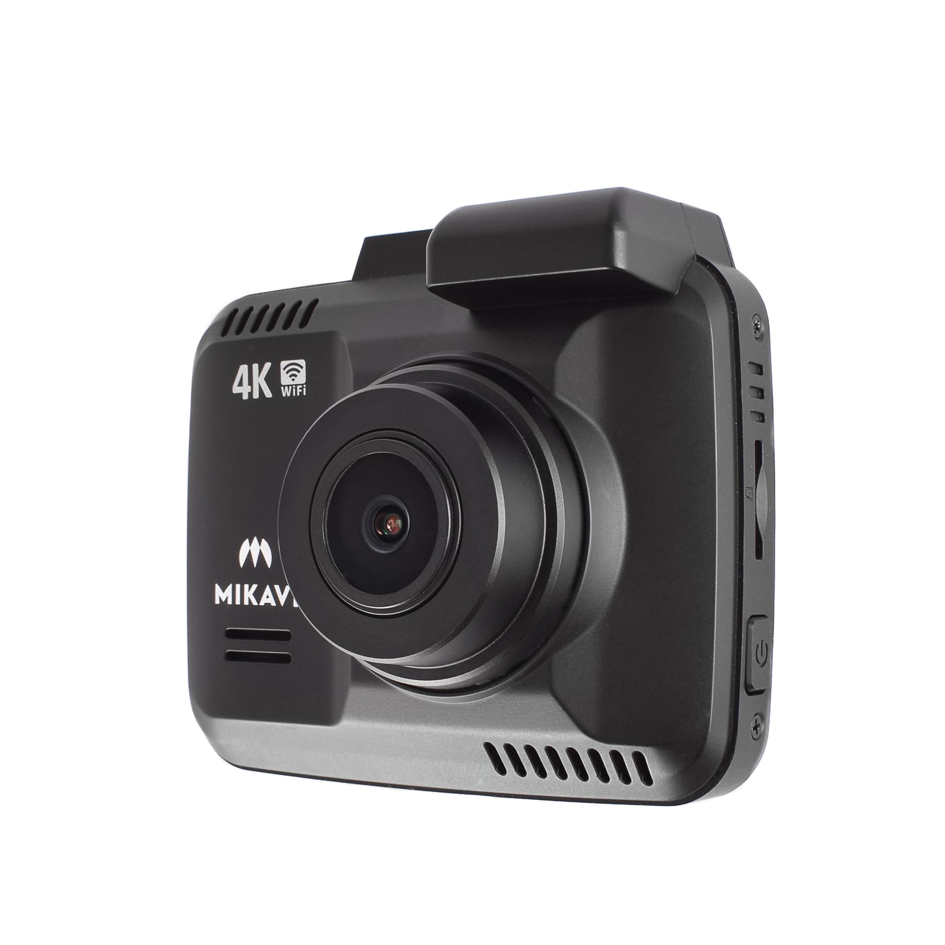 Mikavi PQ3 widok z boku z przyciskami i obiektywem 4K WiFi