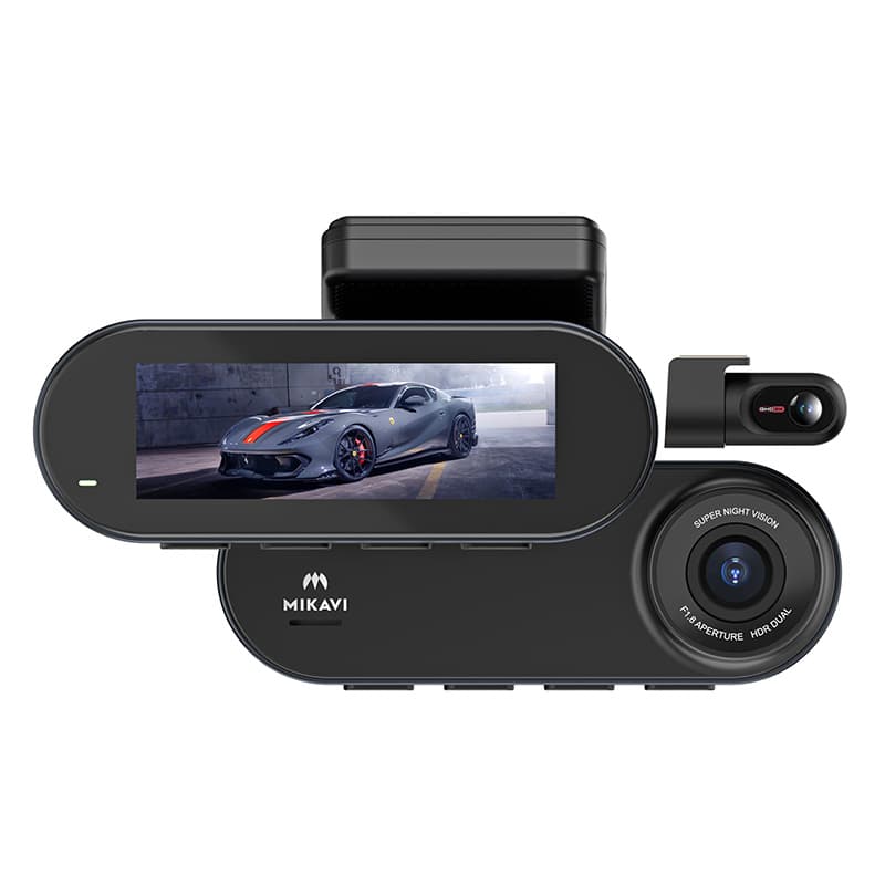 Kamera samochodowa Mikavi PQ8 4K z kamerą tylną 2K i ekranem IPS