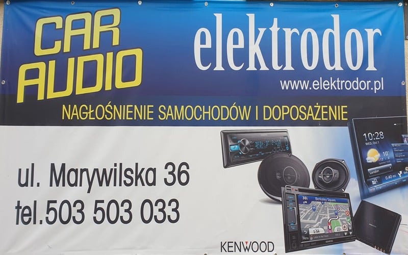 Elektrodor – sklep i serwis car audio, ul. Marywilska 36, Warszawa