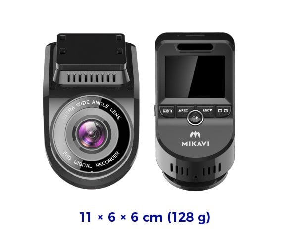 Mikavi PQ4 - szczegóły jakości obrazu kamery samochodowej